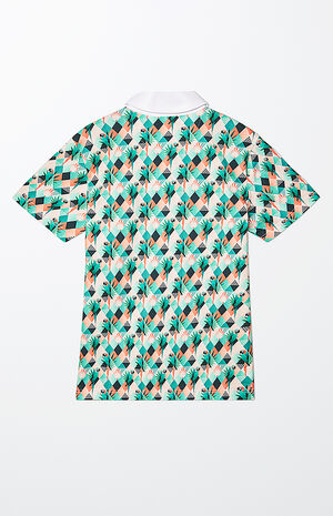 Tropical Abstract Rugby Polo image number 2