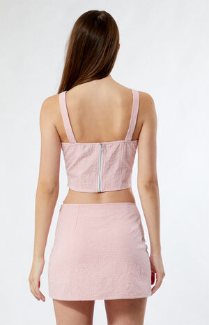 Gingham Bustier Top image number 3