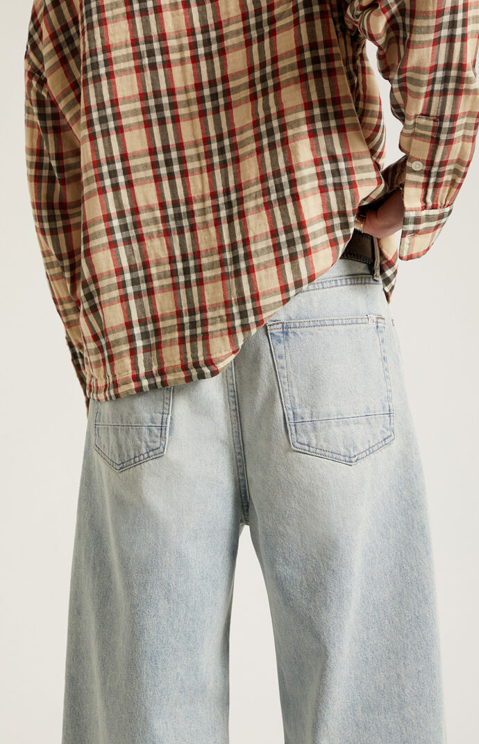 Pacsun Blake Extreme Baggy Jeans Light Blue