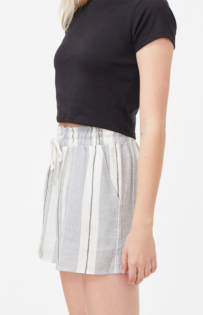 Striped Pull-On Shorts
