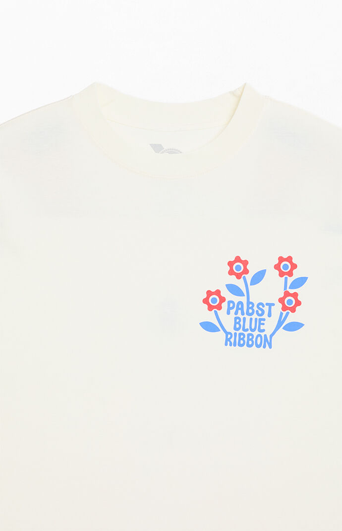 Pabst Blue Ribbon Floral T-Shirt