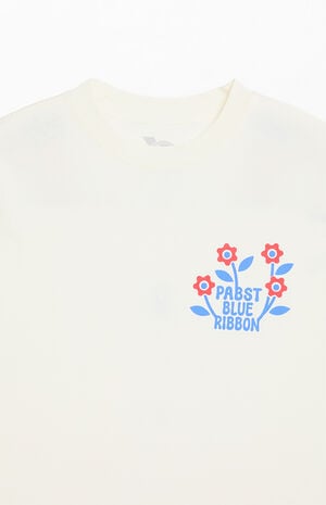 Pabst Blue Ribbon Floral T-Shirt image number 3