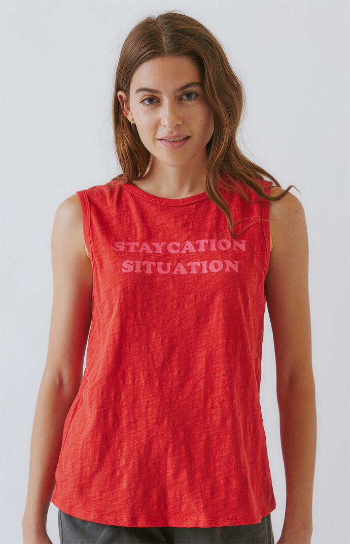 Staycation Situation Tank Top