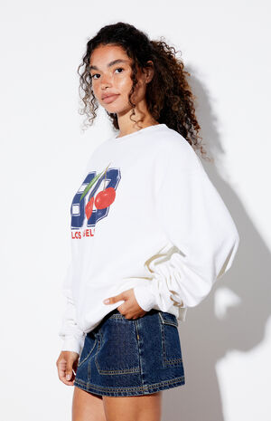 Cherry LA Number Crew Neck Sweatshirt image number 3