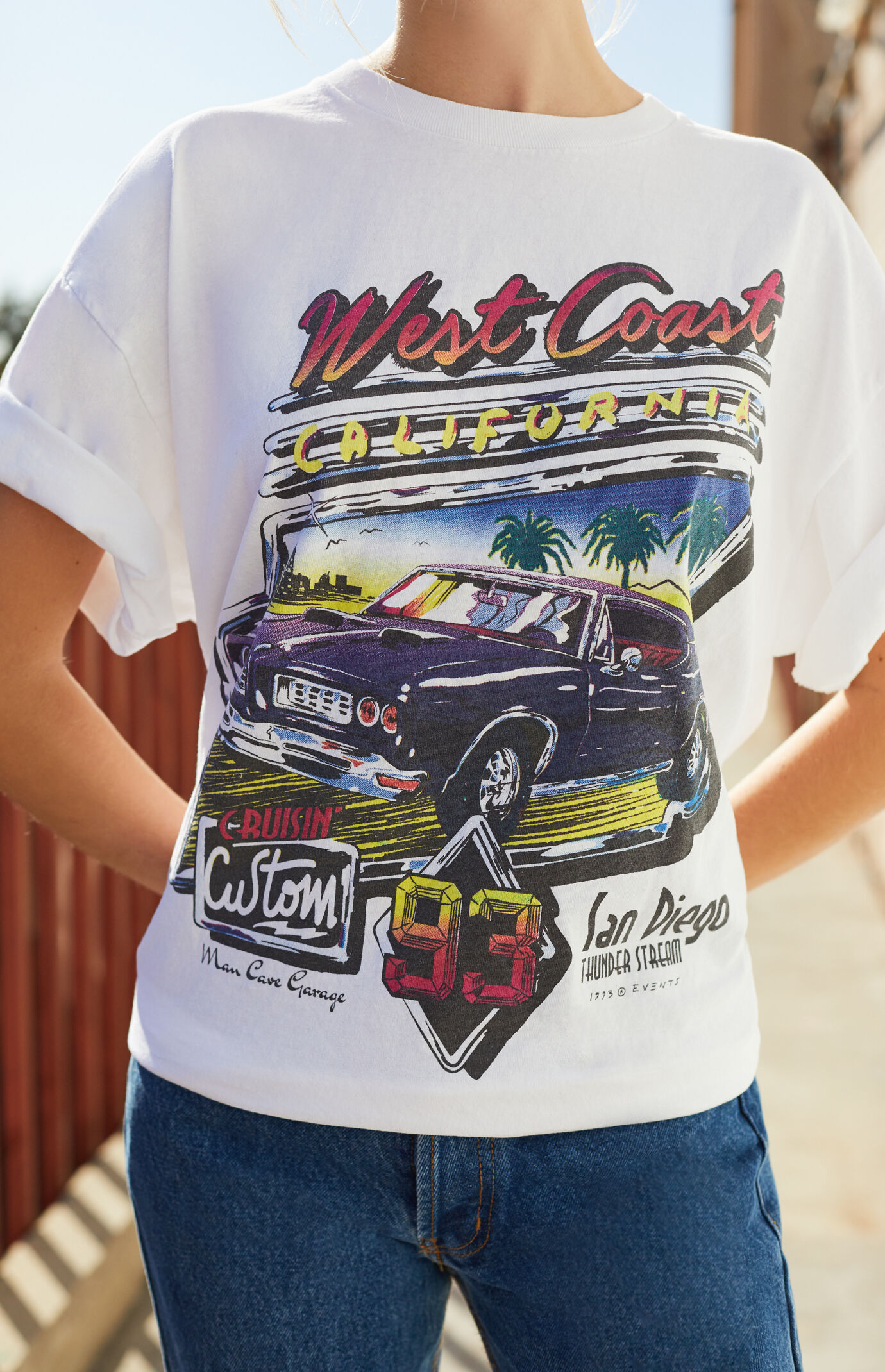 the west coast north face shirt