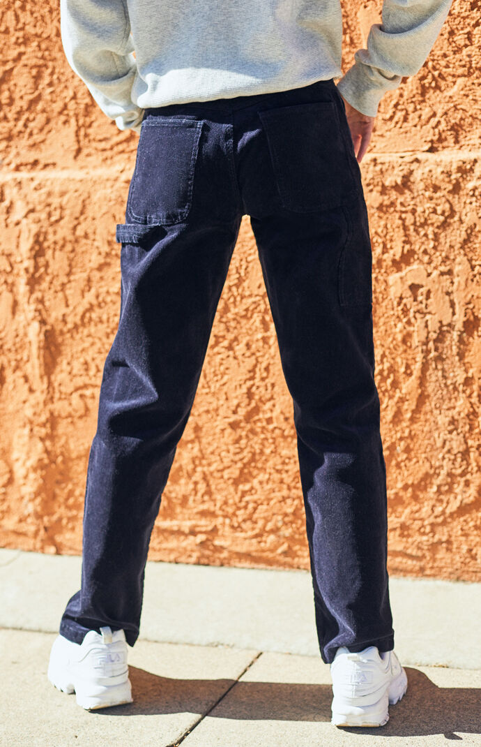 black denim carpenter jeans