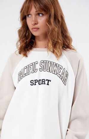 Pacific Sunwear Sport Oversized Crew Neck Sweatshirt image number 2