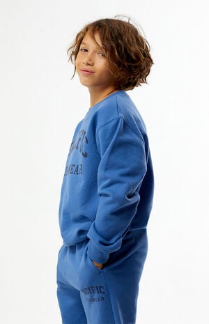 Blue Crew Neck Sweatshirt image number 3