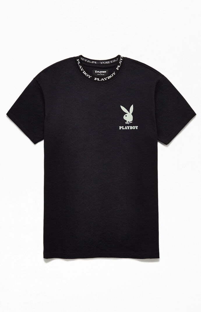 Playboy black t shirt sale