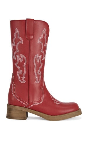 Women's Mariana Red Western Boots image number 1