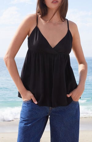 Black Edith Tank Top image number 1