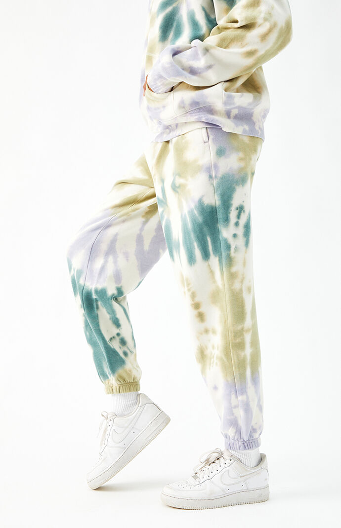 cotton candy tie dye sweatpants