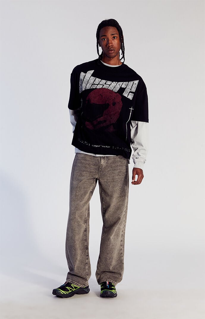 Pacsun Dylan Baggy Jeans Overdyed Brown