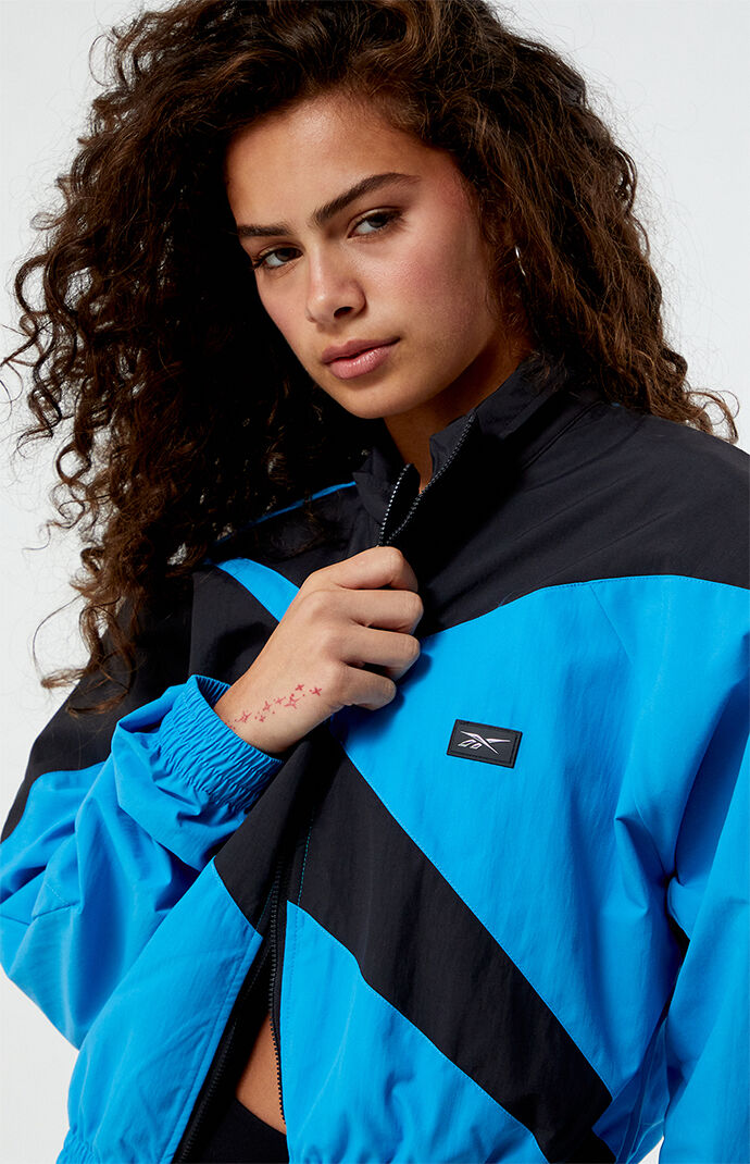 Pacsun red white and blue windbreaker deals