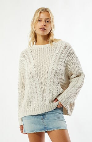 Your Favorite Magnolia Cable Knit Oversized Sweater | PacSun