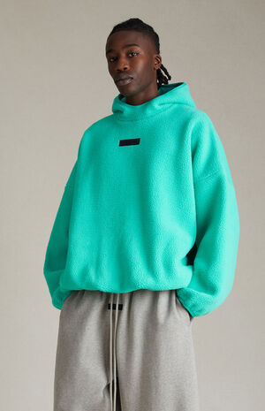 Mint Leaf Polar Fleece Hoodie image number 2