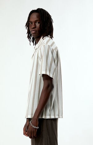Whirl Weave Striped Camp Shirt image number 3