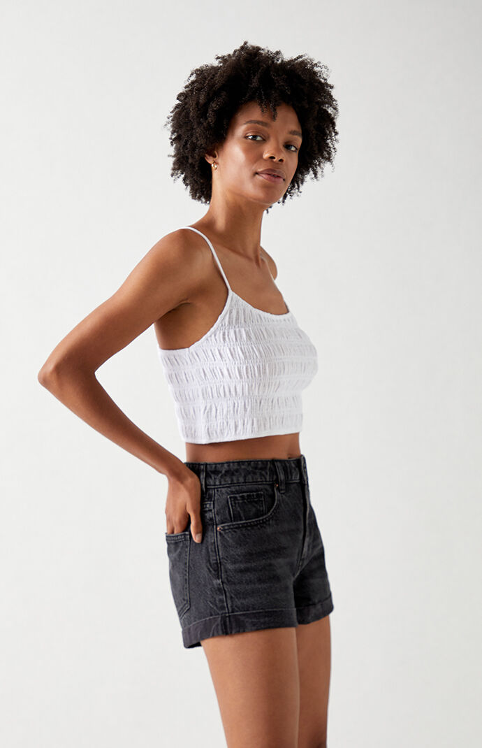 Smocked top tank top