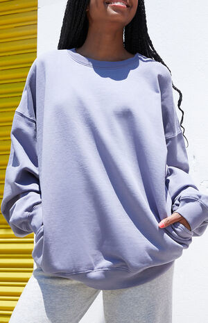 Blue Crew Neck Sweatshirt image number 2