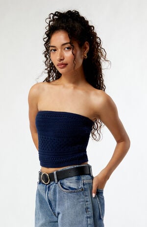 Violette Knit Tube Top image number 3