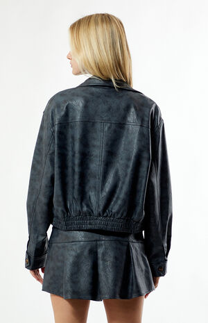 Faux Leather Darker Dream Jacket image number 4