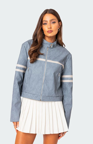 Rockstar Oversized Faux Leather Jacket image number 5