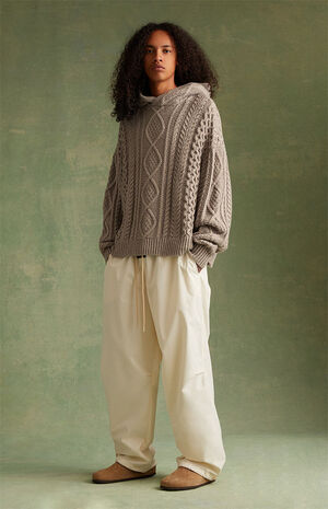 Core Heather Cable Knit Hoodie image number 5