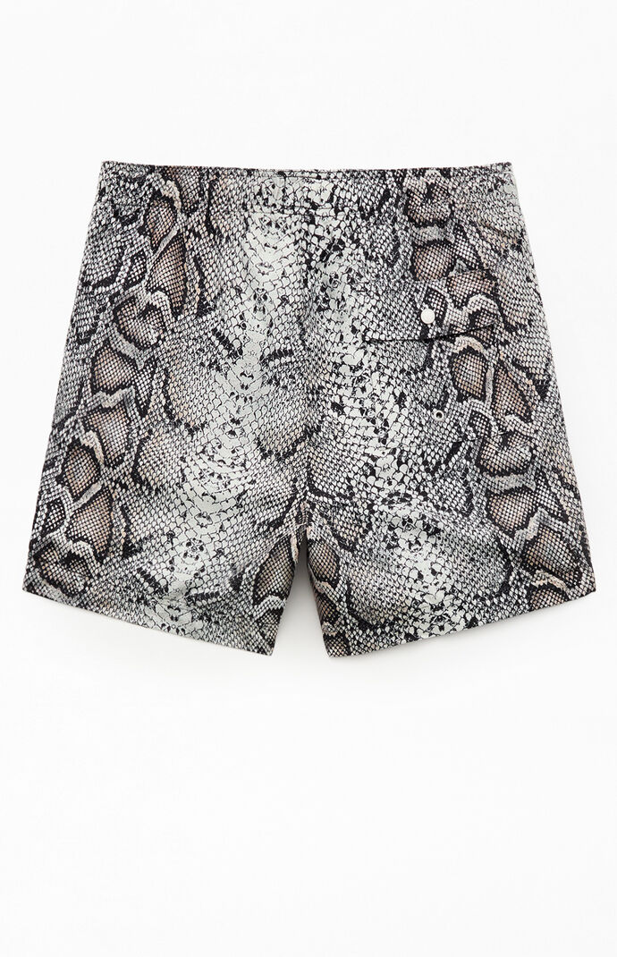 Pacsun Python 4.5" Swim Trunks