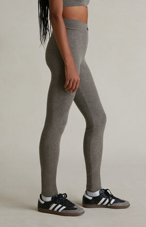 Women's Homestead Heather High Power Ribbed Knit Leggings image number 4