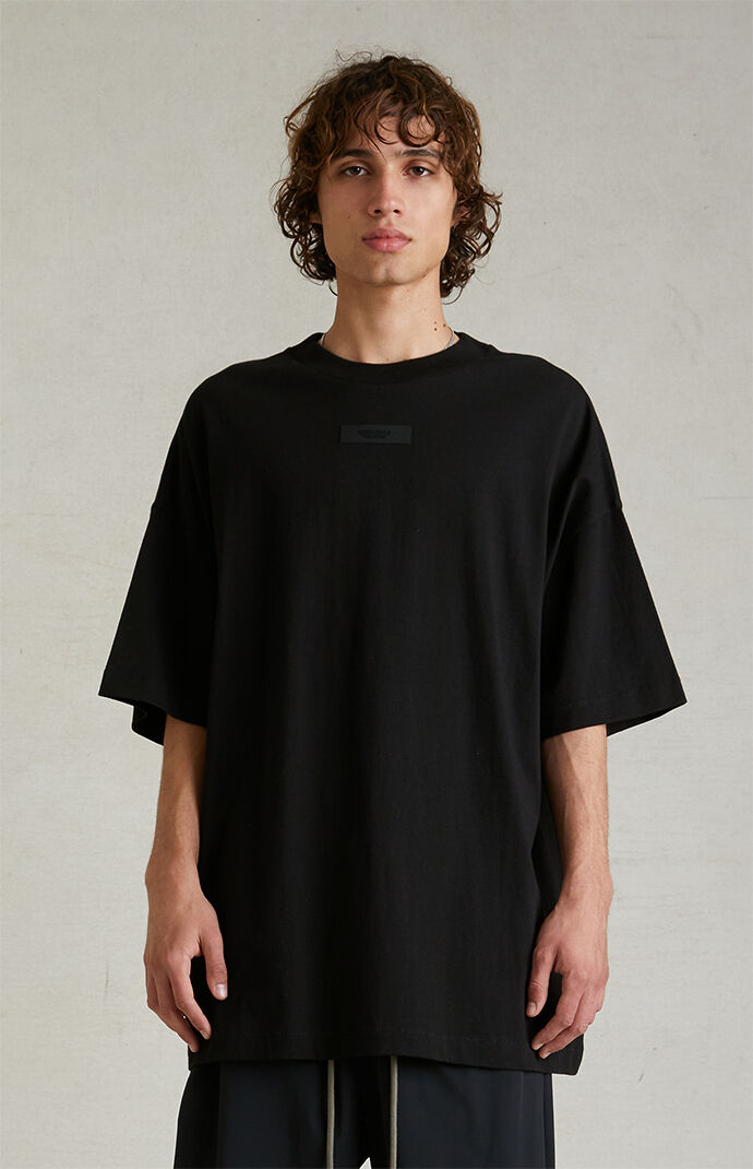Fear of God Essentials Black T-Shirt | PacSun