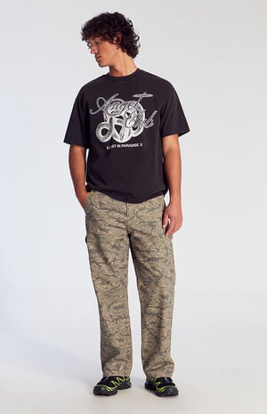 Dylan Carpenter Baggy Jeans Dark Camo image number 5