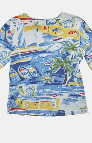 2000s Beach  Baby Graphic Top image number 2