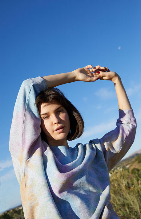 Trippy Tie Dye Classic Sweatshirt