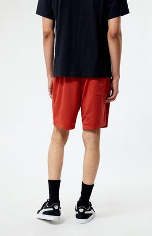 Red Mesh Basketball Shorts image number 5