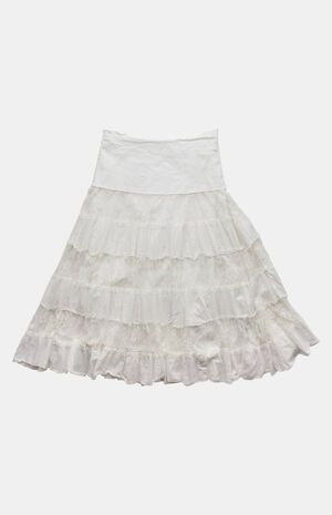 2000s Lace Midi Skirt image number 1