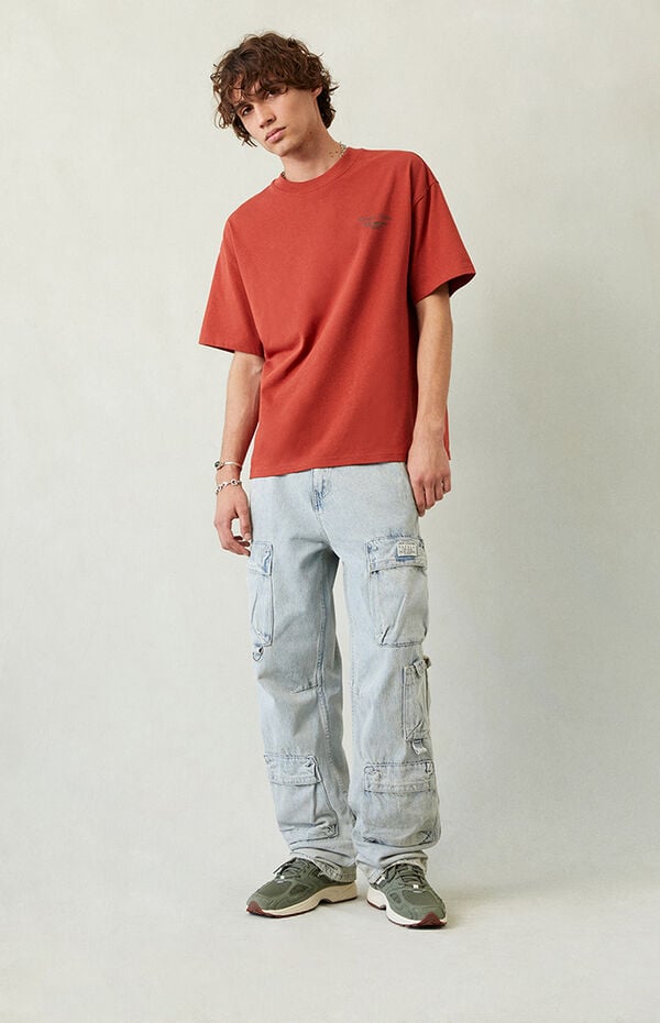Pacsun Dylan Baggy Jeans Cargo Light Indigo