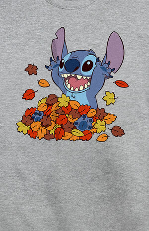 Lilo & Stitch Leaf Pile Crew Neck Sweatshirt image number 2