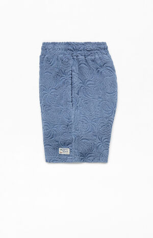 Palms Down Exotica 8" Terry Jacquard Shorts image number 3