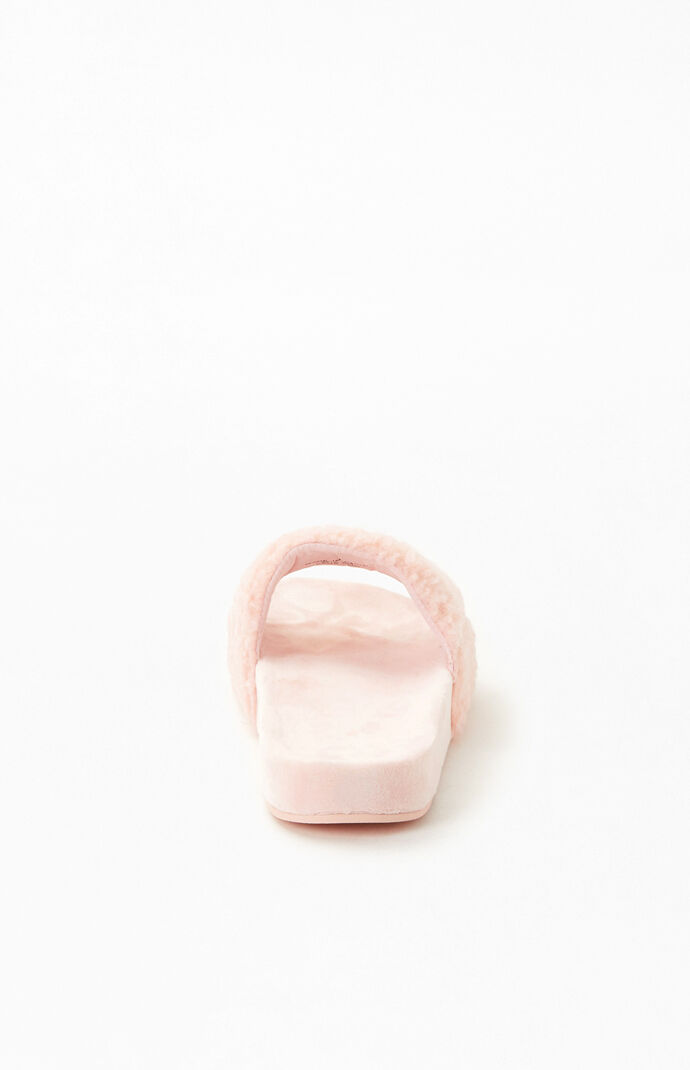 Women's Fuzzy Slide Sandals
