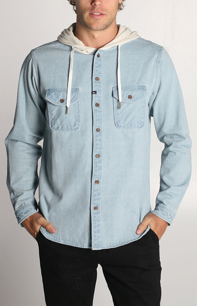 Wallace Long Sleeve Hooded Shirt