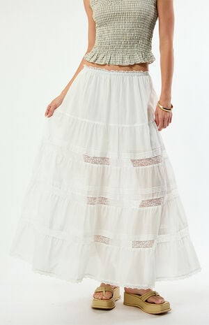 Elisse Lace Maxi Skirt image number 2