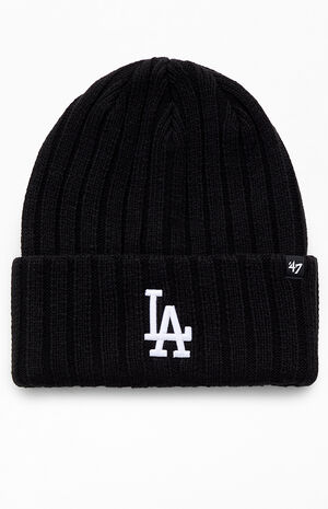 LA Dodgers Ribbed Haymaker Beanie image number 1