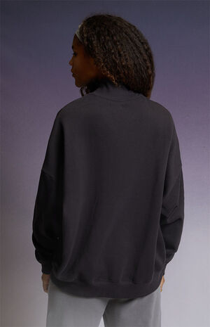 By PacSun Studded Bunny Mock Neck Sweatshirt image number 4