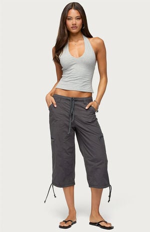 Lilith Cargo Capri Pants image number 4