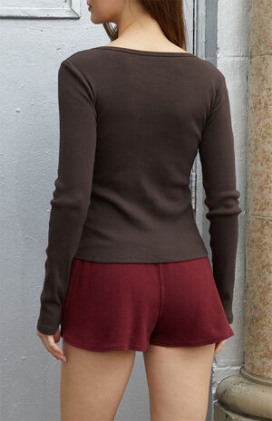 Brown Josephine Long Sleeve Top image number 4