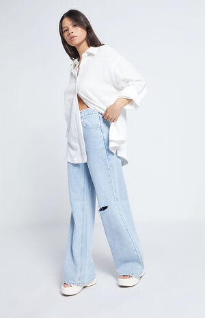 Shore Oversized Button-Down Shirt image number 4