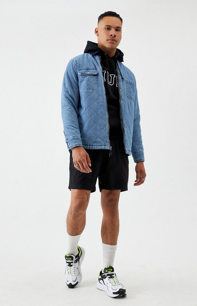 Quilited Denim Shacket
