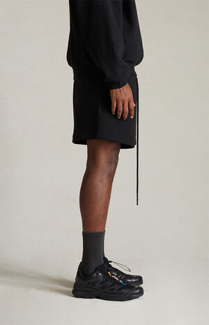 Jet Black Fleece Running Shorts image number 4