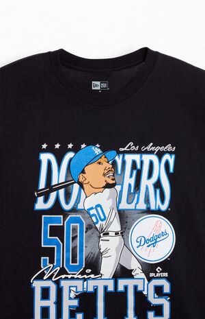 LA Dodgers Mookie Betts Caricature T-Shirt image number 2