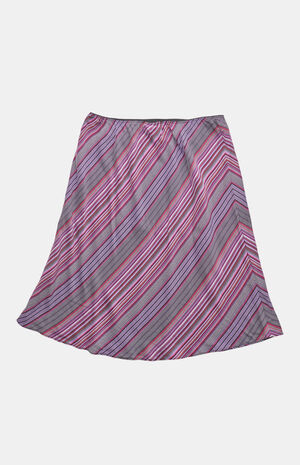 2000s Striped Midi Skirt image number 2